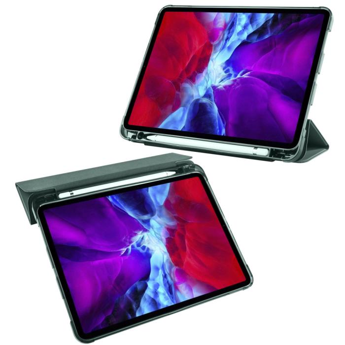 Bild 3, iPad Pro 12.9 Fodral Tri-Fold Pennhållare Mörk Grön