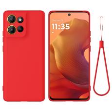 Motorola Moto G56 5G Skal Liquid Silikon R&ouml;d