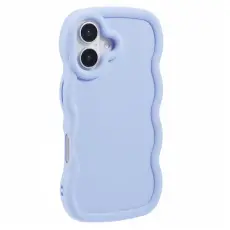 iPhone 17 Mobilskal Wavy Lila