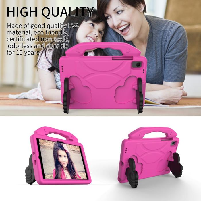 Bild 6, Samsung Galaxy Tab A8 10.5 2021 / A7 10.4 Skal Shockproof EVA Rosa