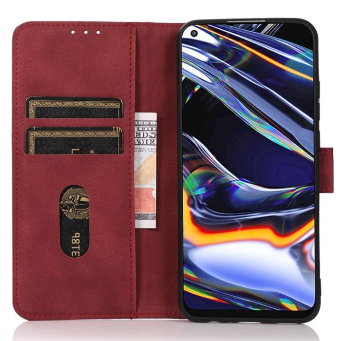 Bild 3, KHAZNEH Galaxy A35 5G Fodral Matt Läder Röd