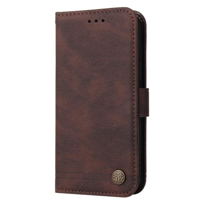 Bild 2, Samsung Galaxy S22 Fodral Skin Touch Brun
