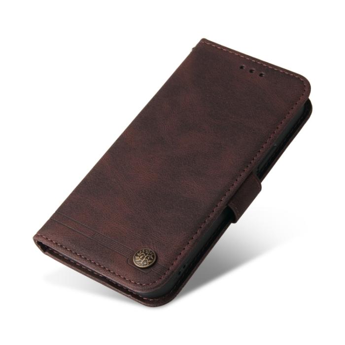 Bild 4, Samsung Galaxy S22 Fodral Skin Touch Brun