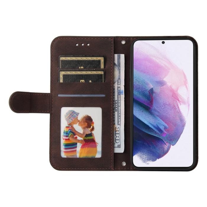 Bild 5, Samsung Galaxy S22 Fodral Skin Touch Brun