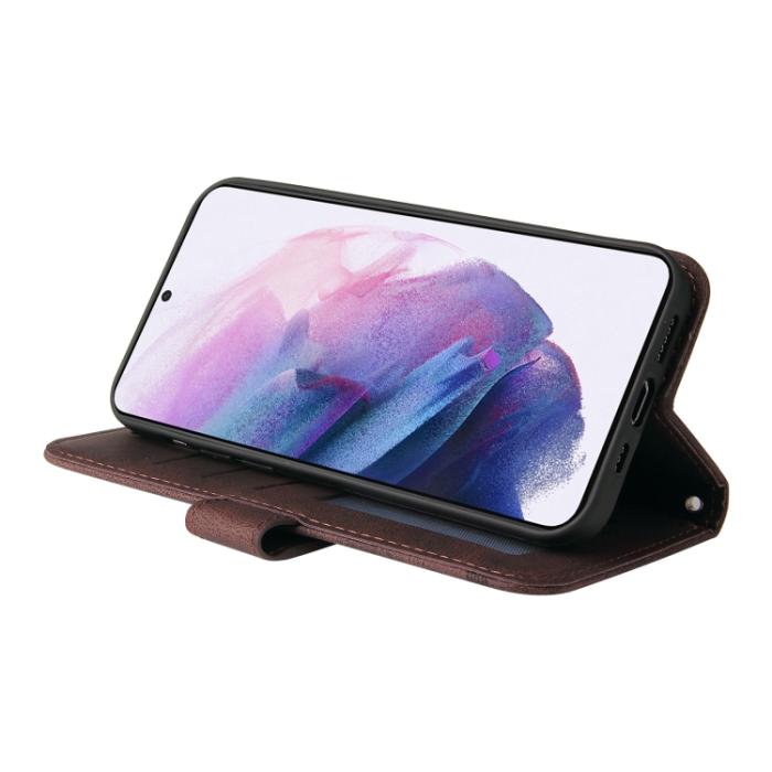 Bild 6, Samsung Galaxy S22 Fodral Skin Touch Brun
