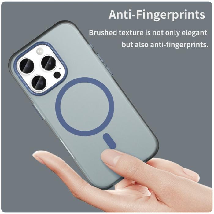 Bild 5, iPhone 16 Pro Skal MagSafe Slim Matt Mörk Blå