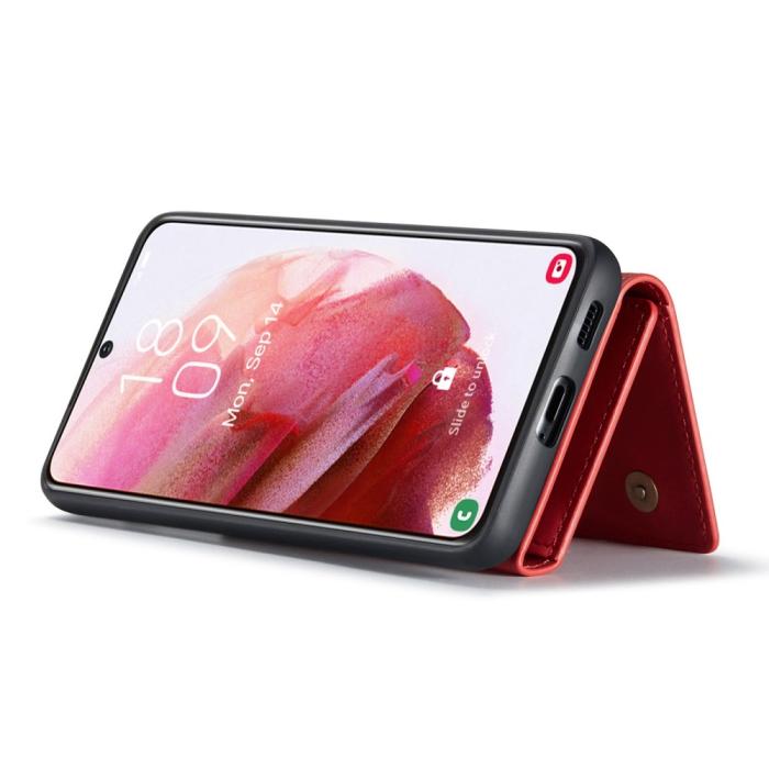 Bild 2, DG.MING Galaxy S23 Skal Med Magnetisk Plånbok Röd