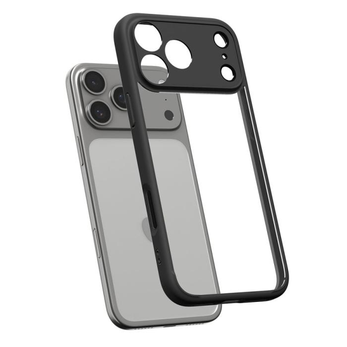 Bild 5, Spigen iPhone 17 Pro Skal Ultra Hybrid Matt Svart