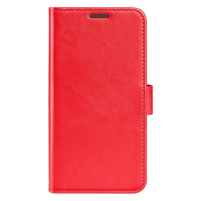Bild 5, Xiaomi 14T Pro Fodral Crazy Horse Läder Röd