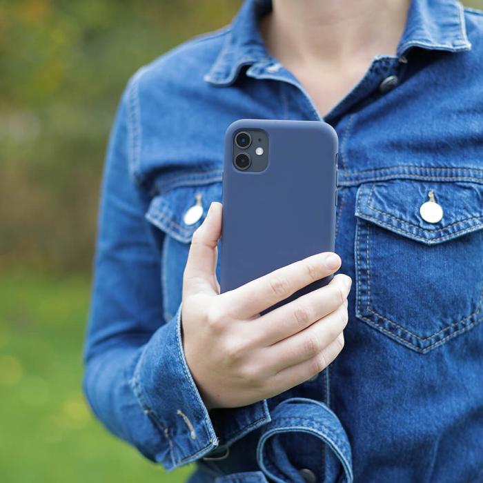 Bild 3, ONSALA iPhone 11 Pro Max Mobilskal Silikon Cobalt Blue