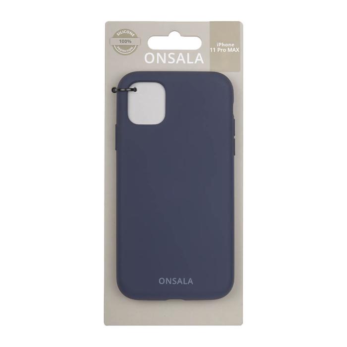 Bild 2, ONSALA iPhone 11 Pro Max Mobilskal Silikon Cobalt Blue
