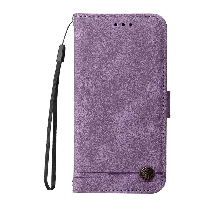 Bild 5, Motorola Edge 70 Fodral Skin Touch Läder Lila