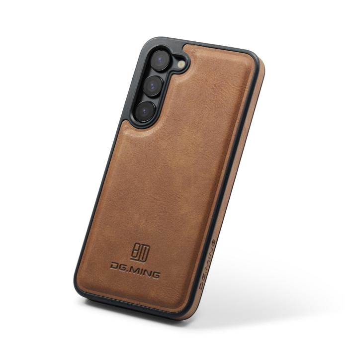 Bild 3, DG.MING Samsung Galaxy S24 Skal Läderbelagt Brun