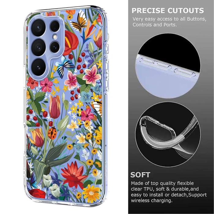 Bild 6, Samsung Galaxy S26 Ultra Skal Med Tryck Blommor