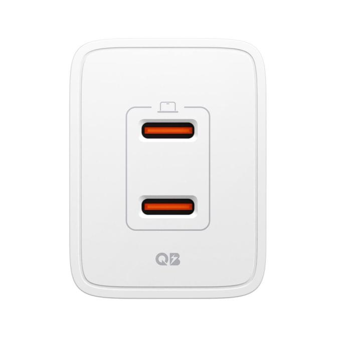 Bild 2, Spigen 47W Väggladdare USB-C Essential Vit