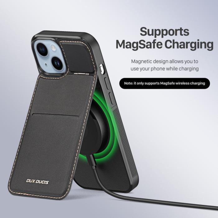 Bild 6, DUX DUCIS iPhone 15 Plus Skal RFID MagSafe Rafi Series Svart