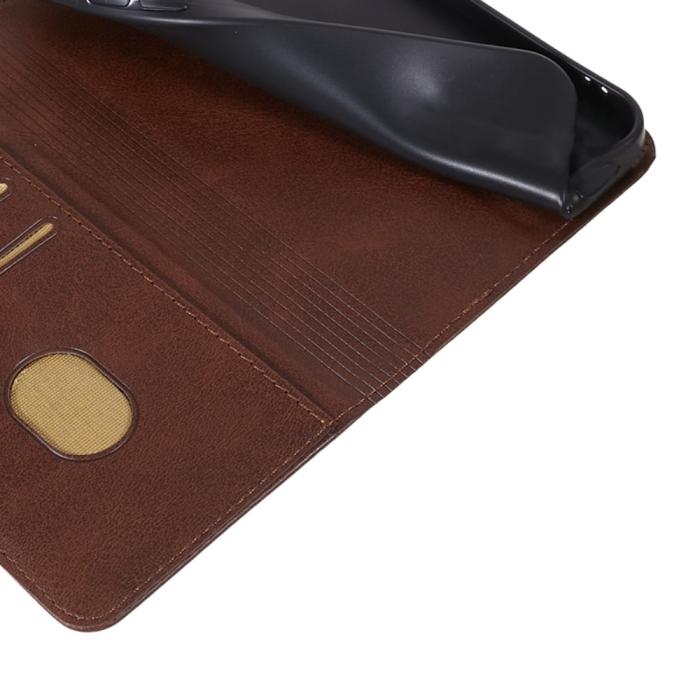Bild 4, OnePlus Nord 4 Fodral Flip Läder Brun