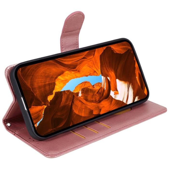 Bild 3, OnePlus Nord 4 Fodral Läder Roséguld