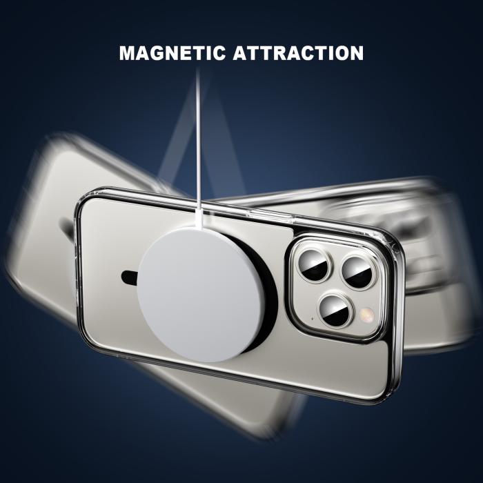 Bild 5, ColorPop iPhone 15 Pro Skal CH MagSafe Transparent/Lila