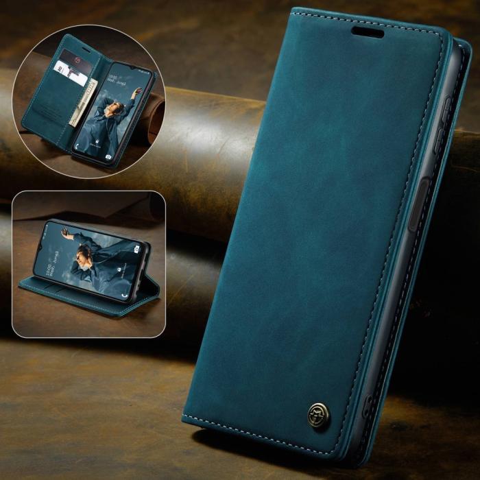 Bild 4, CASEME Samsung Galaxy A23 5G Fodral Flip Läder Blå