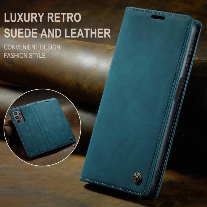 Bild 5, CASEME Samsung Galaxy A23 5G Fodral Flip Läder Blå