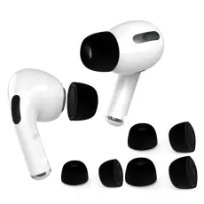 AHASTYLE AirPods Pro 2/AirPods Pro &Ouml;ronpluggar 3-PACK Svart
