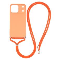 iPhone 17 Pro Skal Med Mobilsn&ouml;re TPU Orange