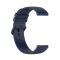 Silikon Armband För Smartwatch (20 mm) - Midnight Blue