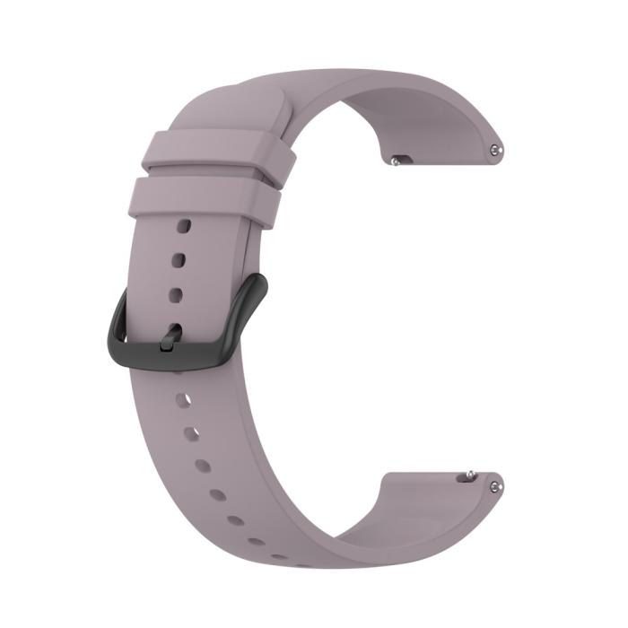 Bild 3, Silikon Armband För Smartwatch (20 mm) - Violett