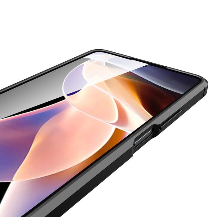 Bild 6, Xiaomi Redmi Note 11 Pro 5G Skal Litchi Textur Svart