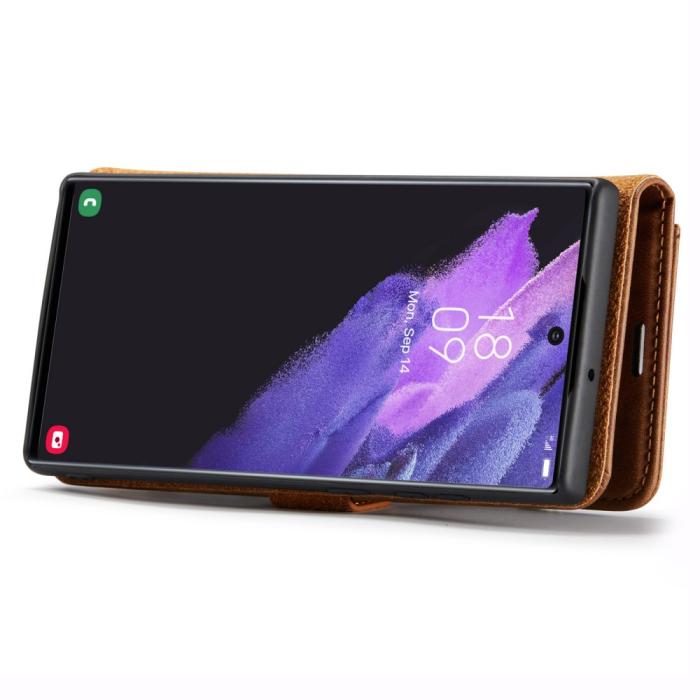 Bild 3, DG.MING Galaxy S24 Ultra 2in1 Magnet Fodral / Skal Brun