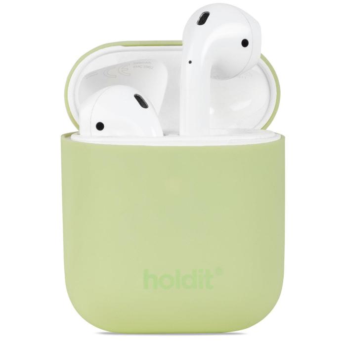 Bild 1, holdit AirPods Nygård Skal Silikon Kiwi