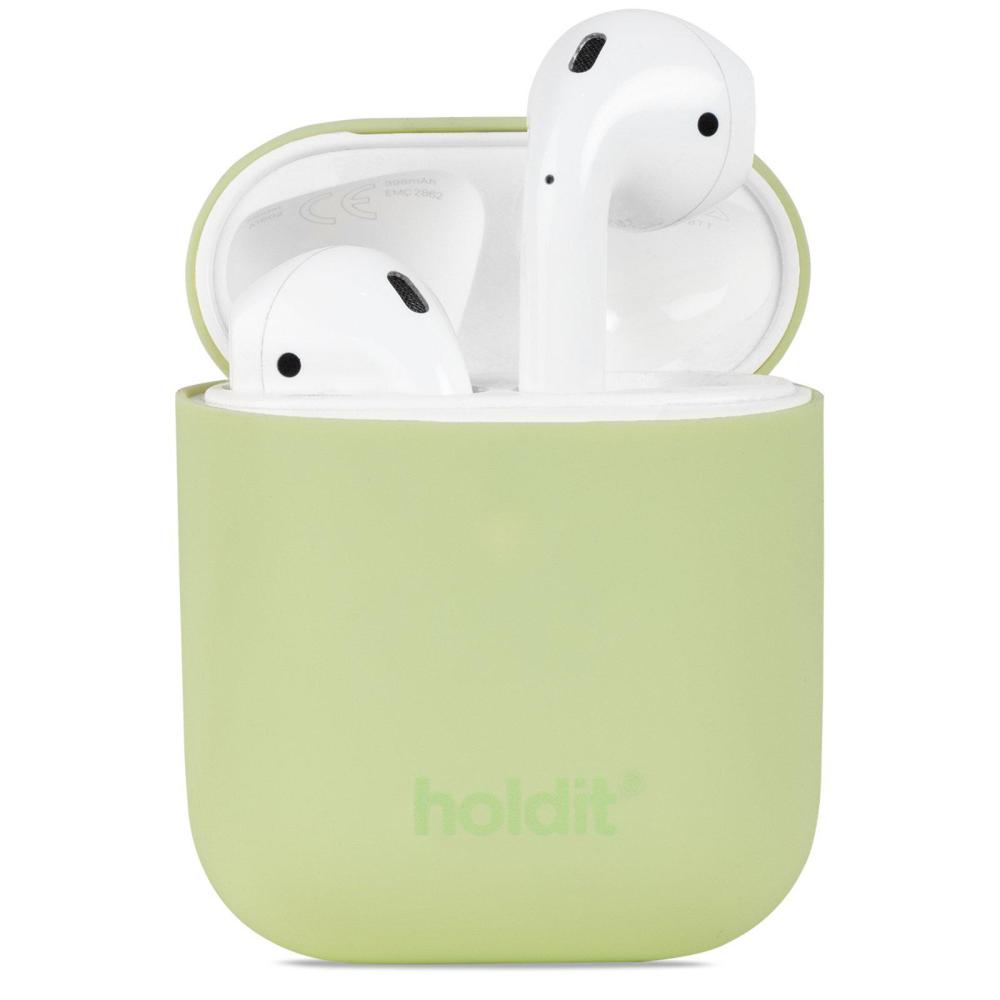 holdit AirPods Nygård Skal Silikon Kiwi