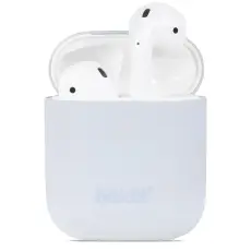 holdit Apple AirPods Nygård Skal Silikon Mineral Blue