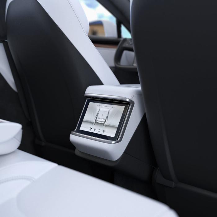 Bild 4, Spigen Tesla Model X 2022/2021/Model S 2022/2021 Skärmskydd GLAS.tR Slim