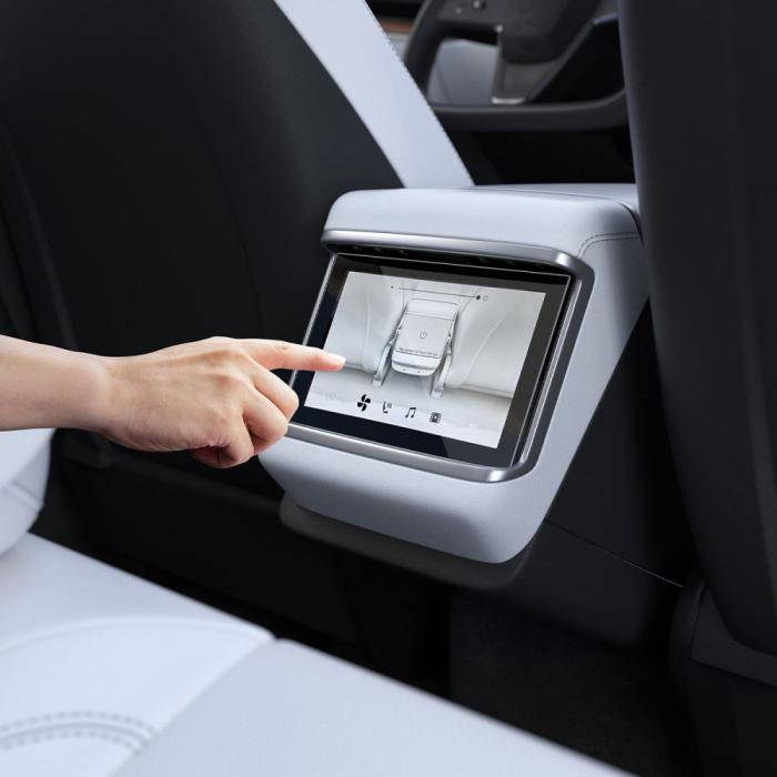 Bild 5, Spigen Tesla Model X 2022/2021/Model S 2022/2021 Skärmskydd GLAS.tR Slim