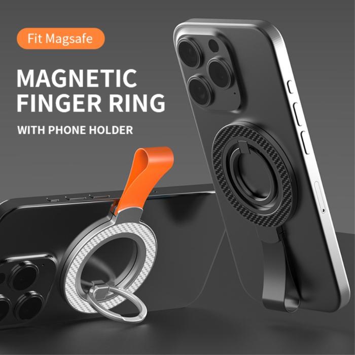 Bild 2, MagSafe Magnetisk Ring Hållare/Stativ Vit