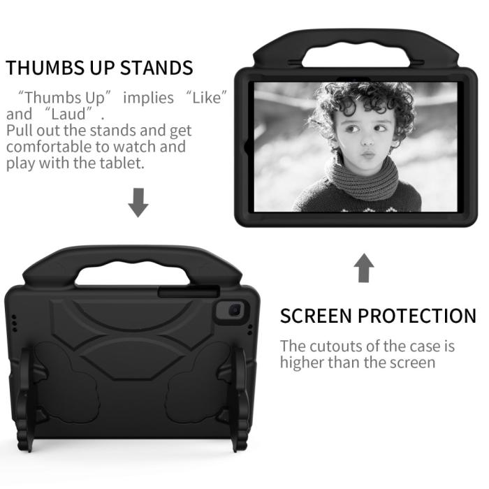 Bild 4, Samsung Galaxy Tab A8 10.5 2021 / A7 10.4 Skal Shockproof EVA Svart