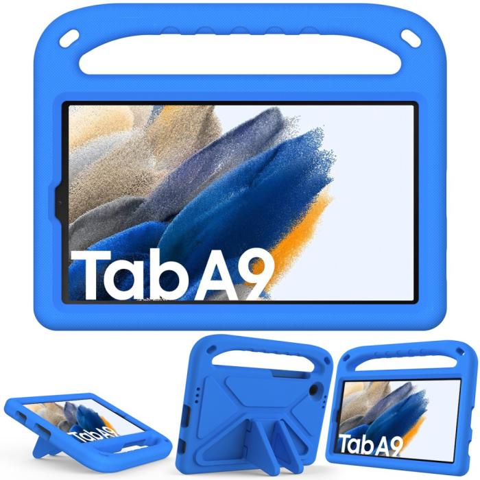 Bild 2, Samsung Galaxy Tab A9 Skal EVA Kickstand Blå