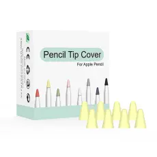 8-PACK Apple Pencil 1/2/Pro Spetsskydd / Tip Cover Gul