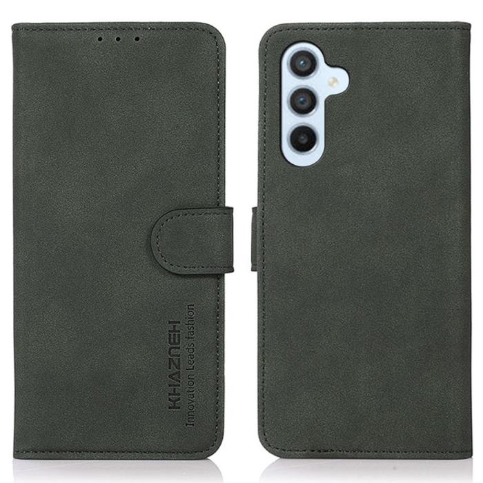 Bild 1, KHAZNEH Galaxy A35 5G Fodral Matt Läder Grön