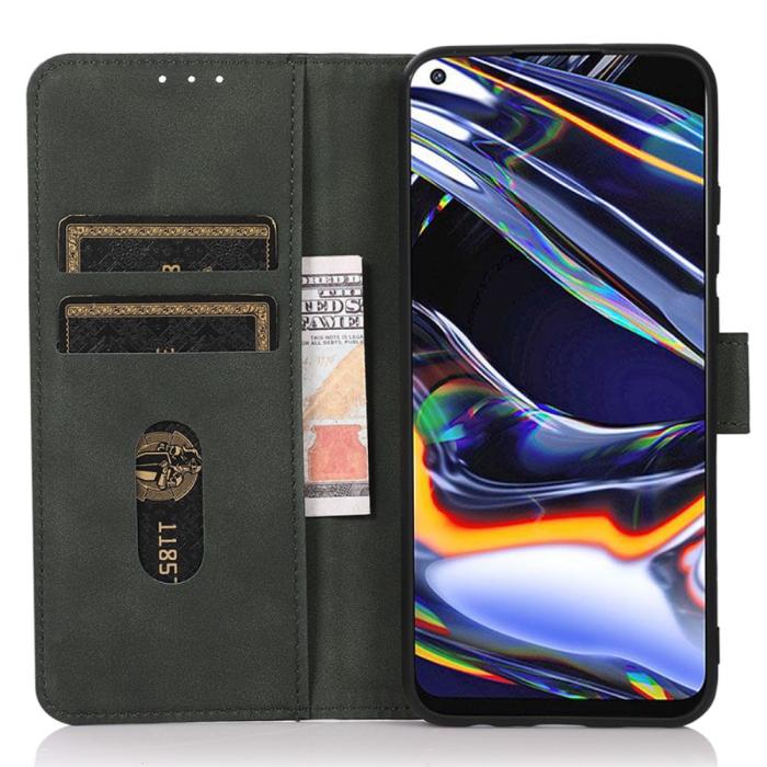 Bild 3, KHAZNEH Galaxy A35 5G Fodral Matt Läder Grön