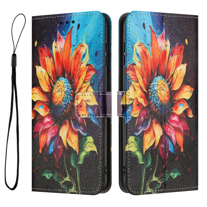 Bild 3, Samsung Galaxy A57 5G Fodral Med Tryck Solros
