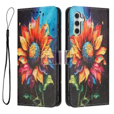 Samsung Galaxy A57 5G Fodral Med Tryck Solros