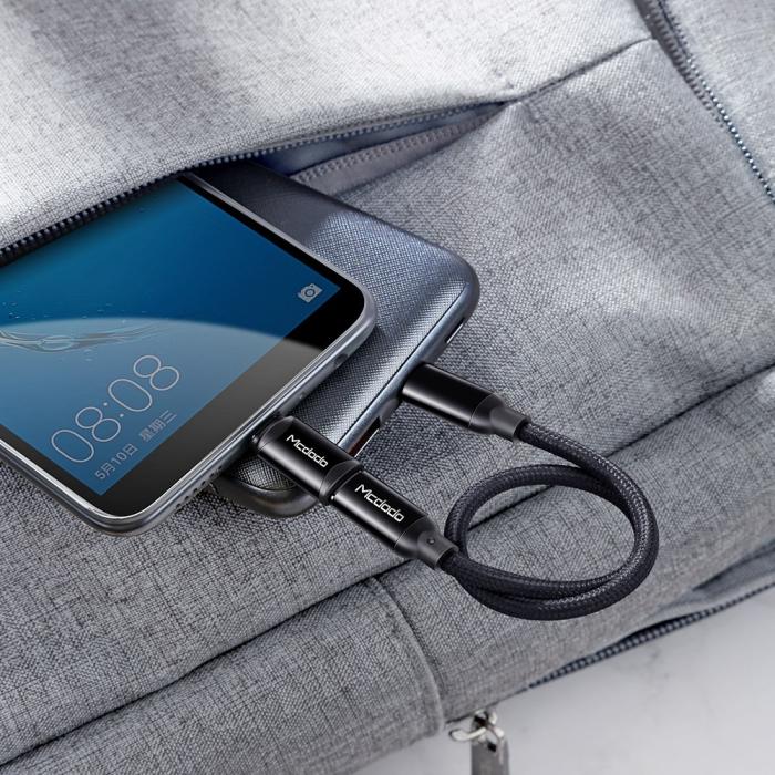 Bild 6, Mcdodo USB-C Hona - MicroUSB Hane Adapter Svart