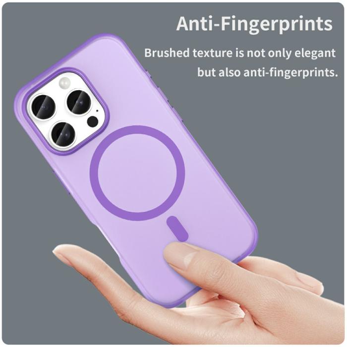 Bild 5, iPhone 16 Pro Skal MagSafe Slim Matt Lila