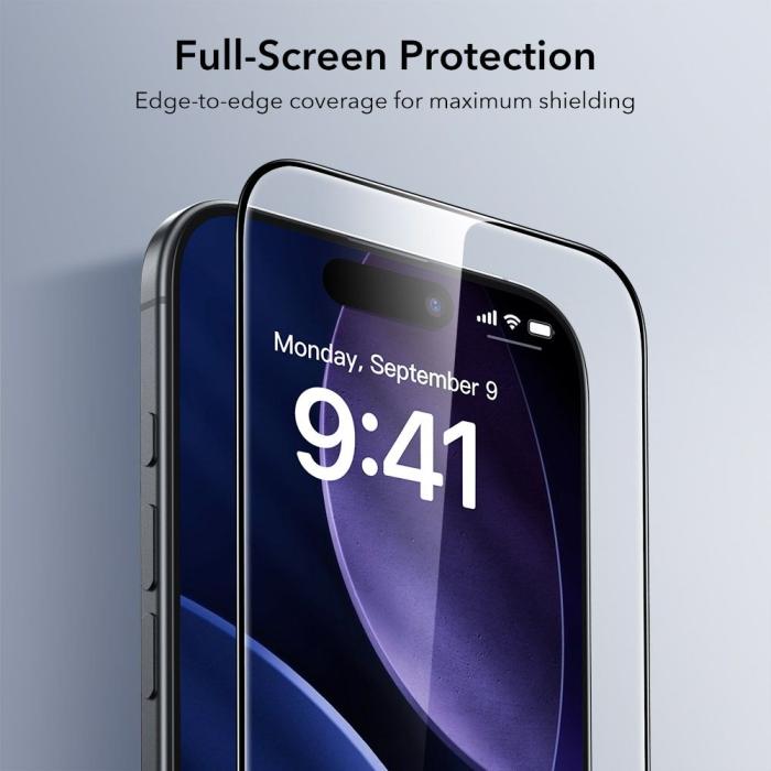 Bild 6, ESR iPhone Air 2-PACK Skärmskydd UltraFit Härdat Glas Transparent