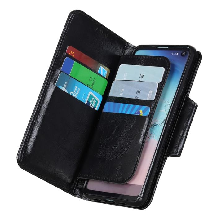 Bild 6, Motorola Moto G22 Fodral 6-kort Retro Svart