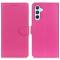 Samsung Galaxy S24 Fodral Läder Litchi Rosa