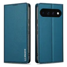 LC.IMEEKE Google Pixel 11/11 Pro Fodral Flip L&auml;der Bl&aring;